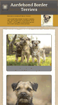 Mobile Screenshot of aardehondborderterriers.com